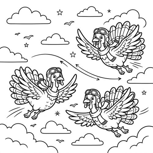 Flying Turkeys