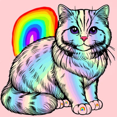 realistic cat