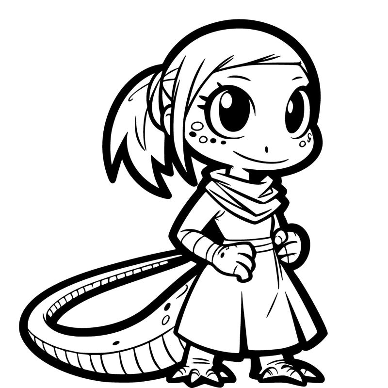 lizard girl
