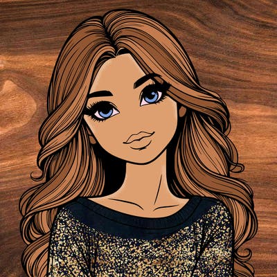 realistic beautiful girl