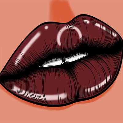 realistic lips