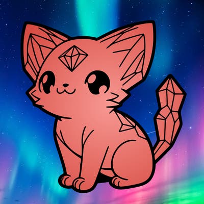 crystal kitten