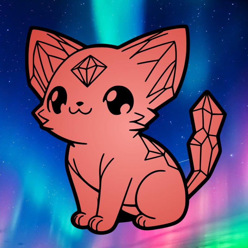 crystal kitten