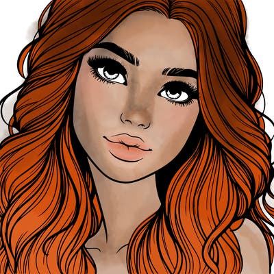 beautiful realistic girl