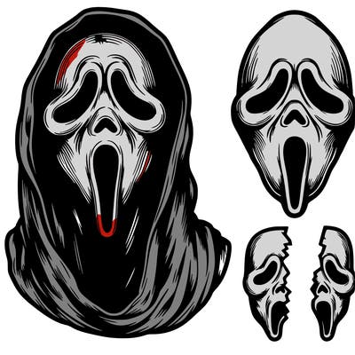 realistic,scary,gostface