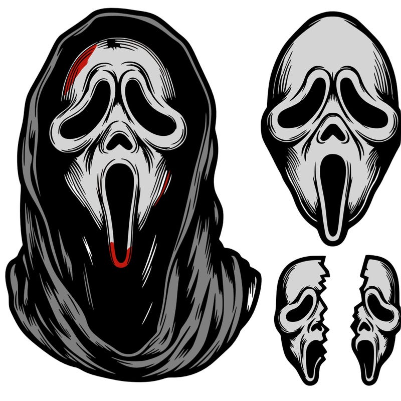 realistic,scary,gostface