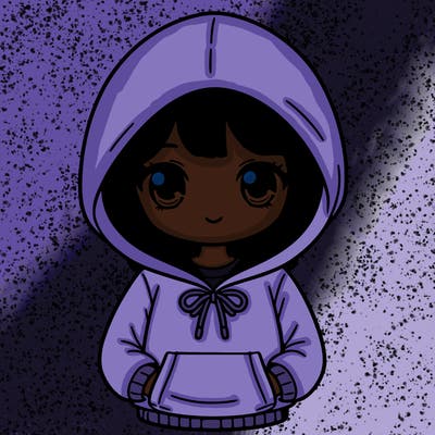 girl wearing hoodie