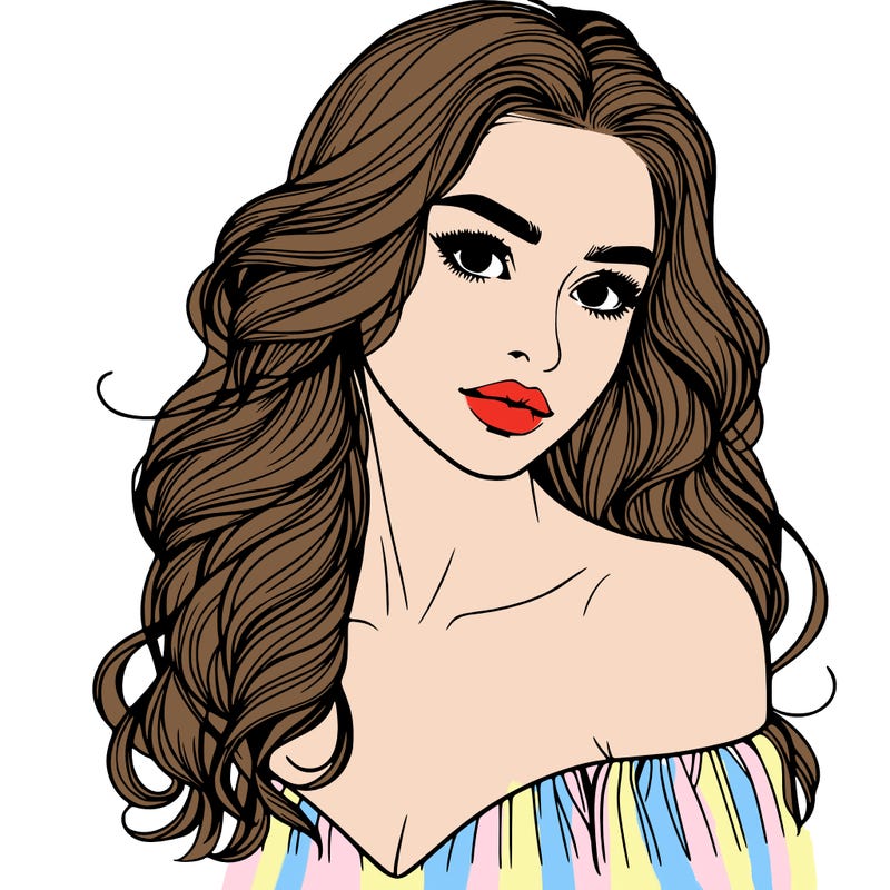 beautiful realistic girl