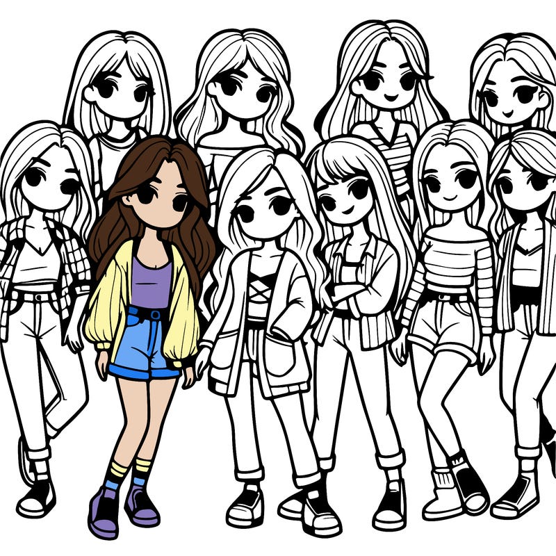group of girls