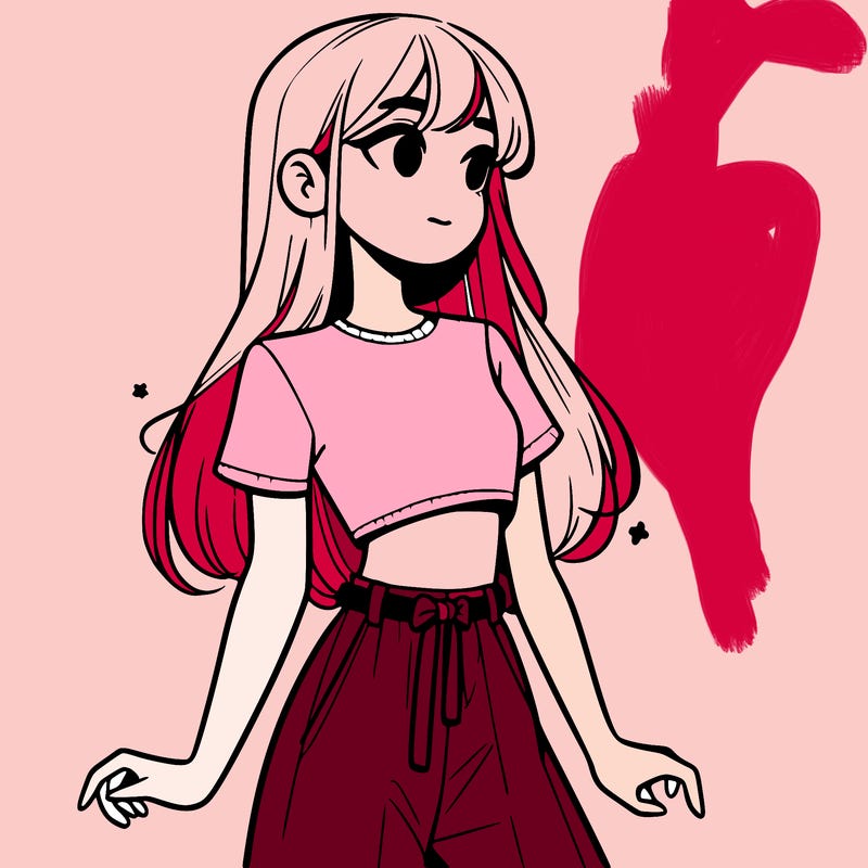 girl in a cute crop top