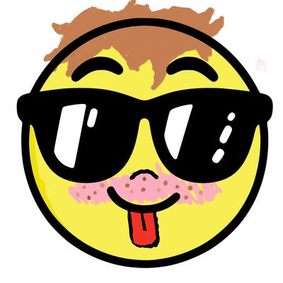 emoji with sunglasses