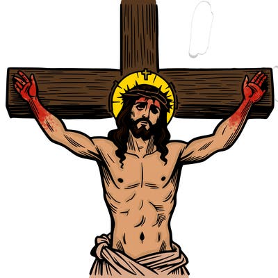 jesus on the cross