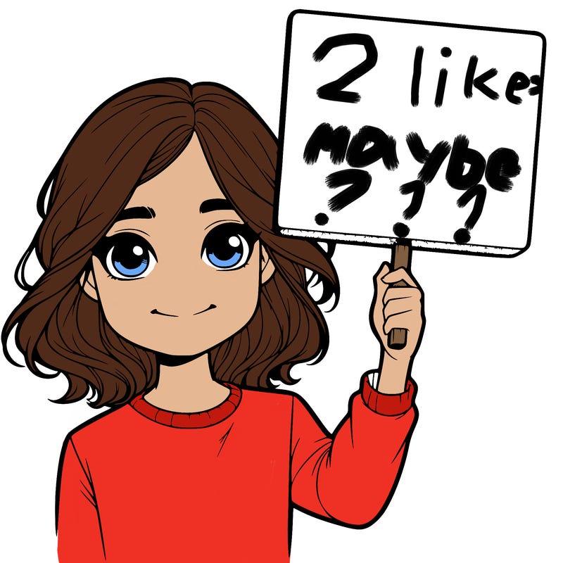 realistic girl holding up a sign