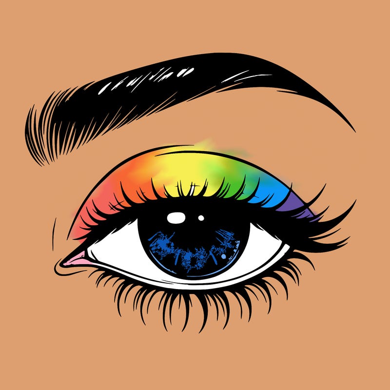 eye closed realistic