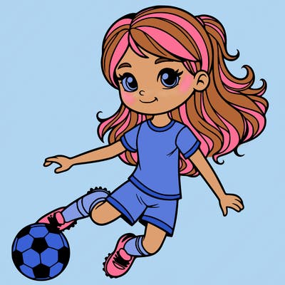 girl soccer player