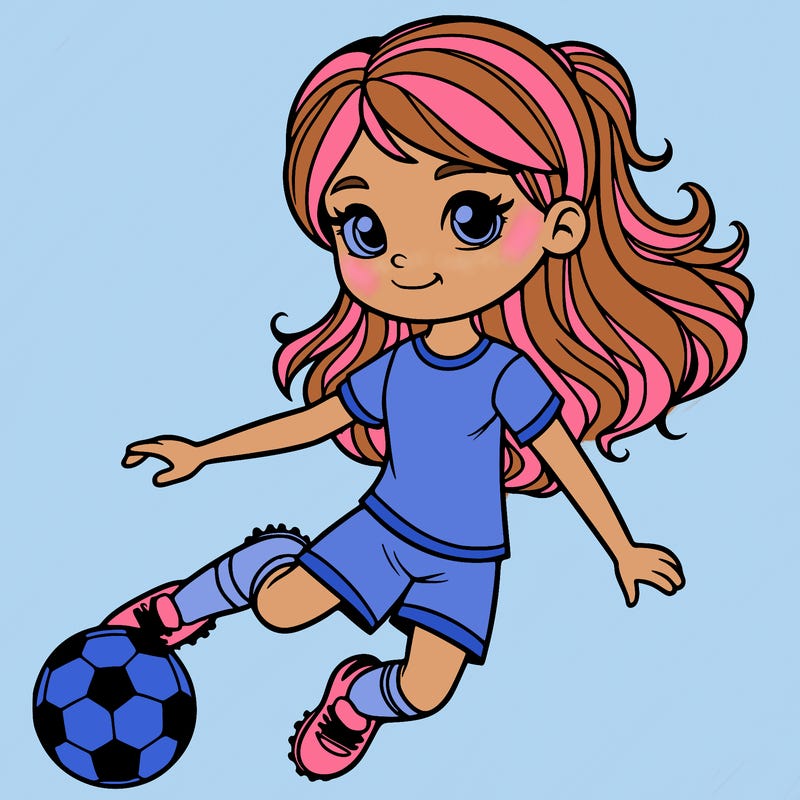 girl soccer player
