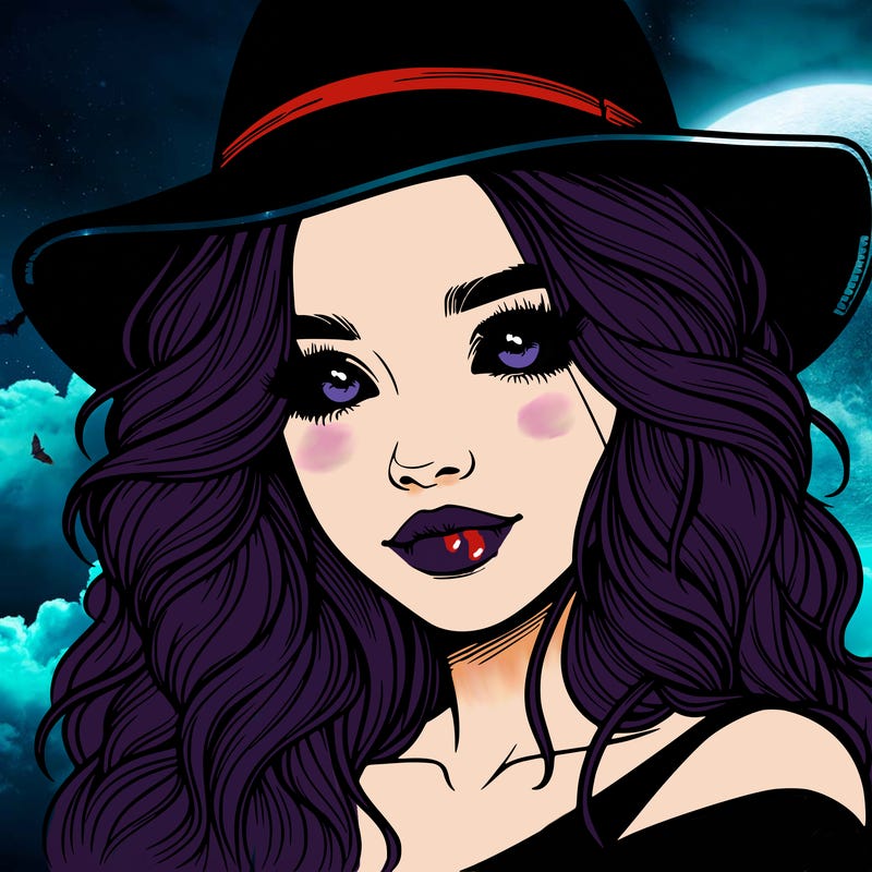 realistic girl with hat