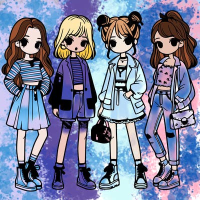 girls with fashion