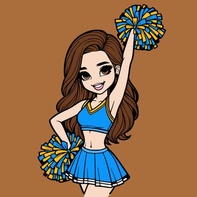 realistic cheerleader