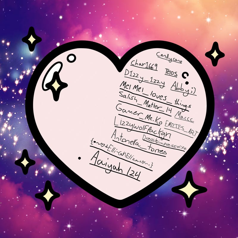 blank simple heart