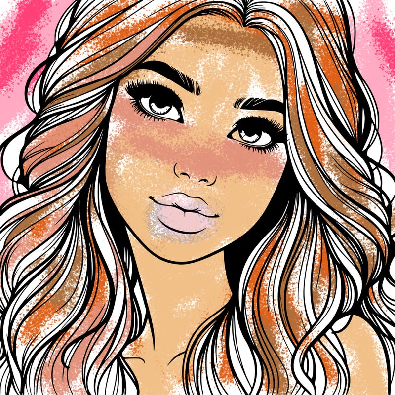 beautiful realistic girl