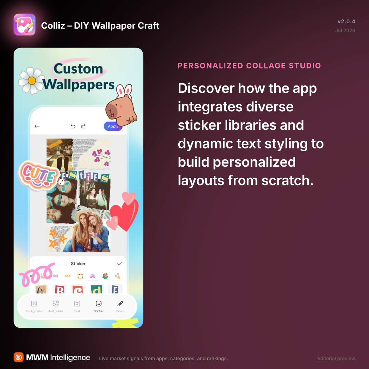 Colliz – DIY Wallpaper Craft - Graphics & Design App | MWM