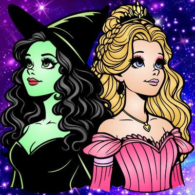 'elphaba and glinda (realistic)