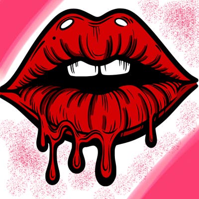 lips that look realistic and drip