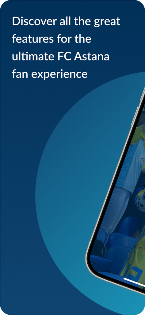 Astana FC - Astana FC official app fan experience introductory screen