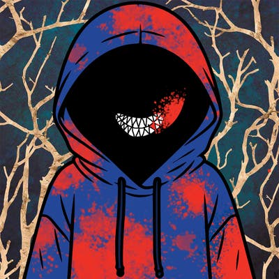 faceless girl in hoodie