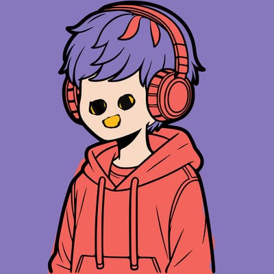 boy with white hoodie and headphones