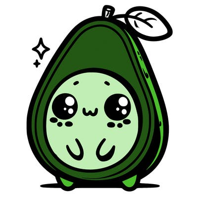 cute avocado