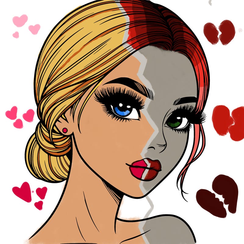 realistic girl with lashes