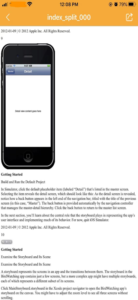EPUB Viewer Pro - Aplicación EPUB Viewer Pro mostrando un documento técnico con texto y diagramas para el desarrollo de software
