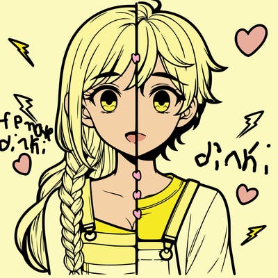 realistic girl boy split