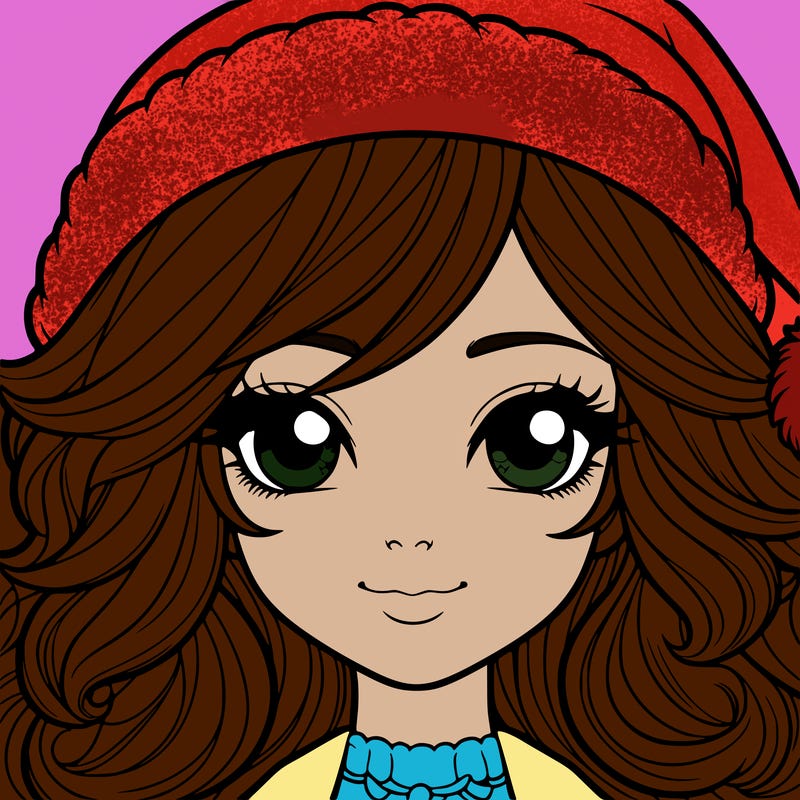 realistic christmas girl