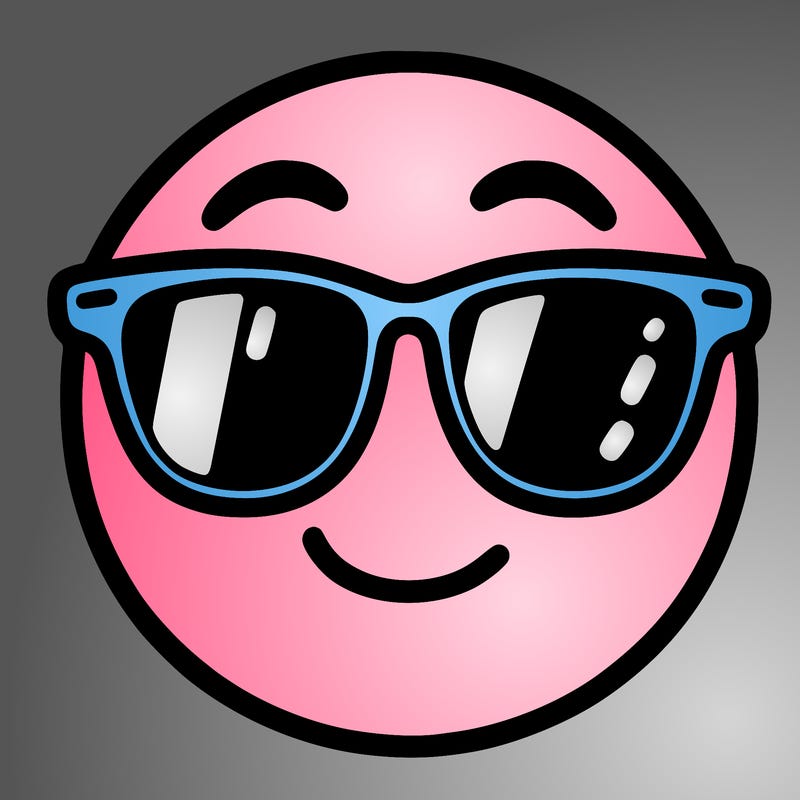 emoji with sunglasses
