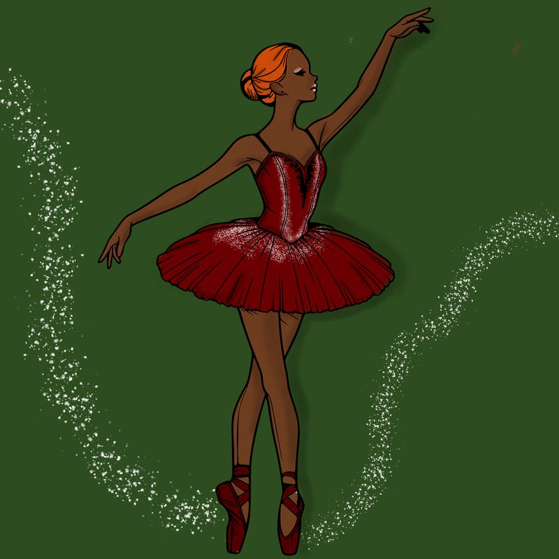 realistic ballerina