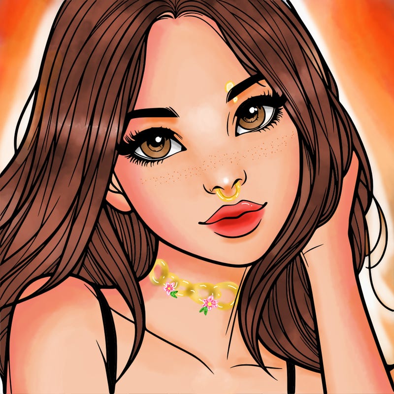 beautiful realistic girl