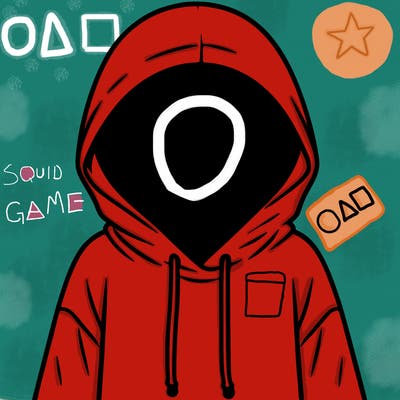 faceless girl in hoodie