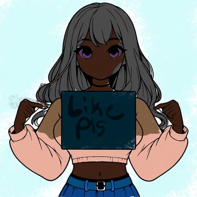 girl holding a blank sign in a long sleeve crop top