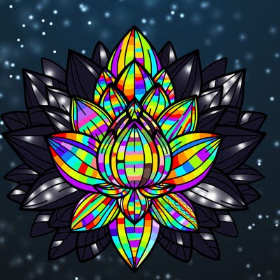 lotus flower mandala