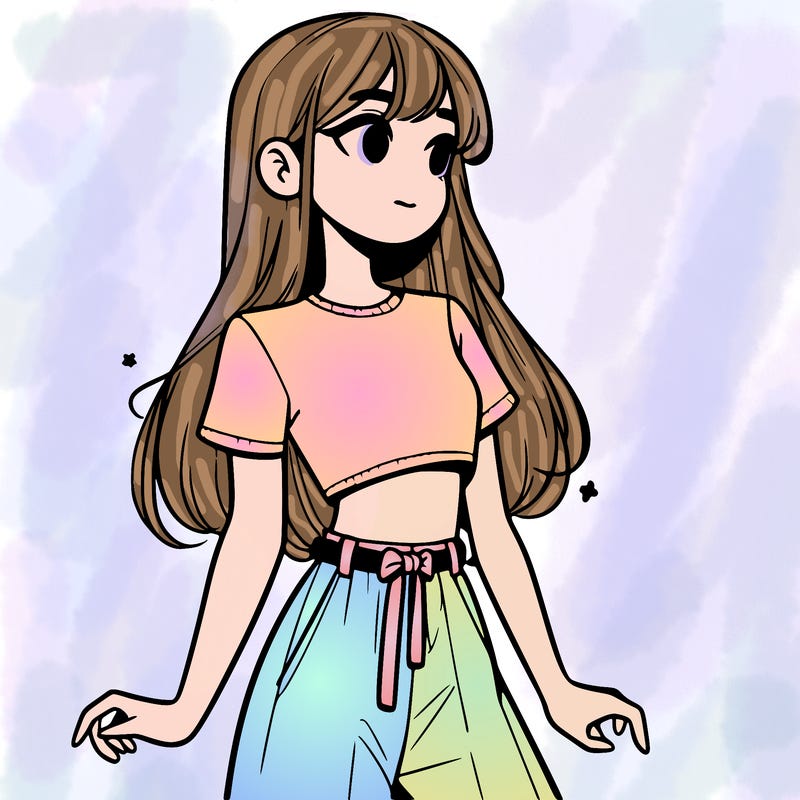 girl in a cute crop top