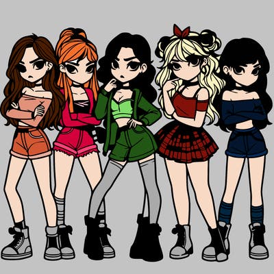 realistic baddie girls