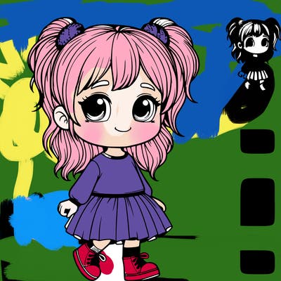 realistic little girl