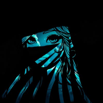 elf girl realistic dark fantasy