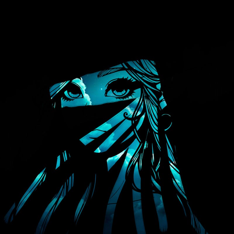 elf girl realistic dark fantasy