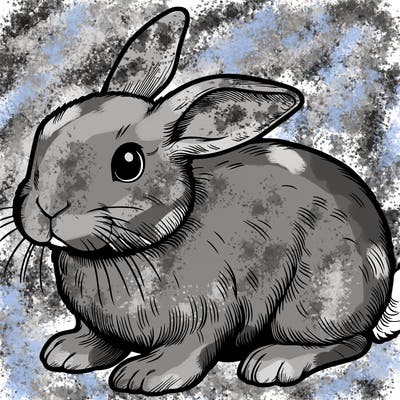 realistic bunny