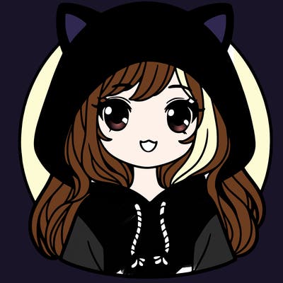 girl with cat hoodie