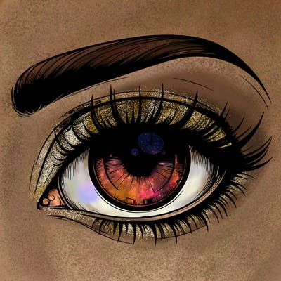 realistic eye